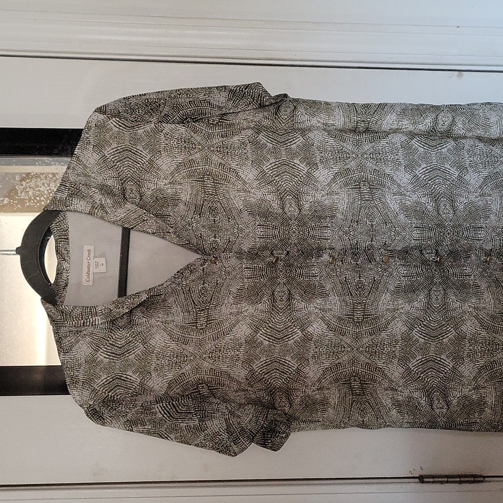 Ladies Coldwater Creek button down blouse